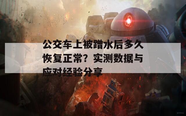 公交车上被蹭水后多久恢复正常？实测数据与应对经验分享